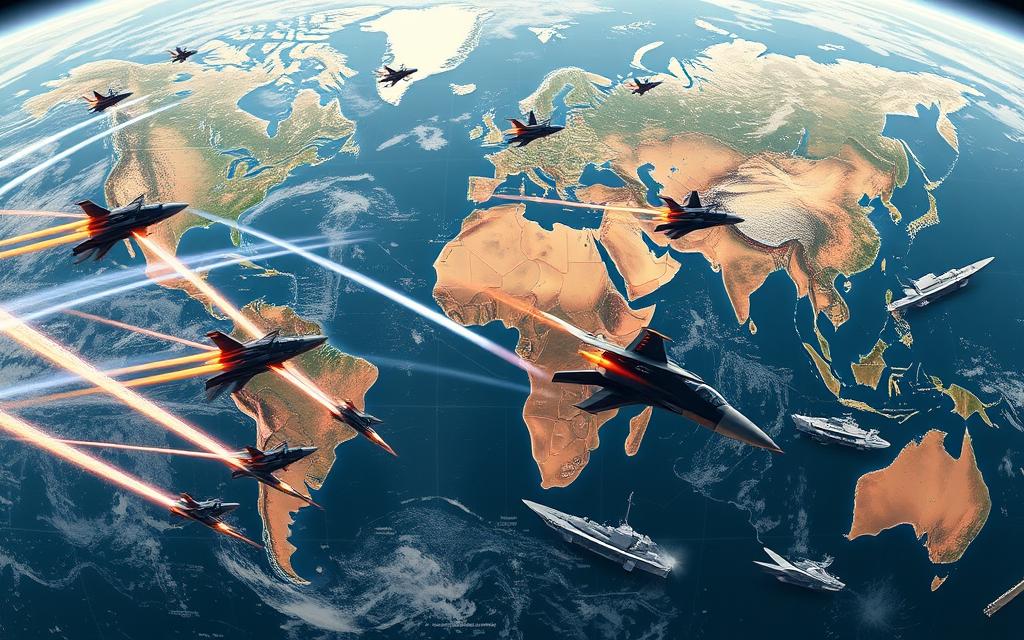 hypersonic arms race global map