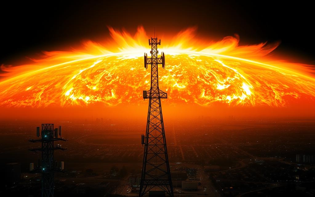solar flare technology disruption mechanisms